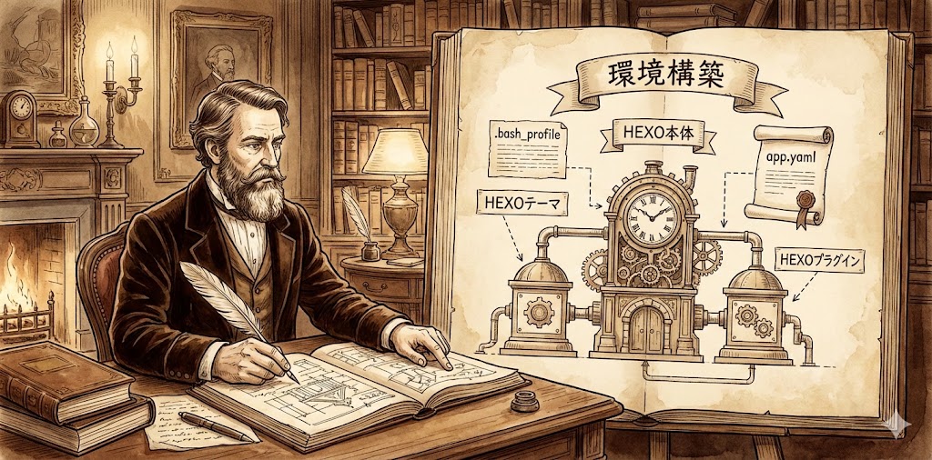 GCP独自ドメインSSLブログが無料で使える（3）HEXO環境構築