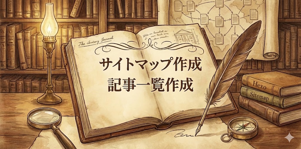 サイトマップ自動生成でSEO強化！Hexoプラグインの設定手順