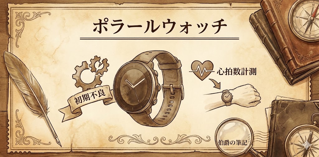 当たりました！初期不良！心拍数計測で有名なポラールウォッチがまさかの・・・