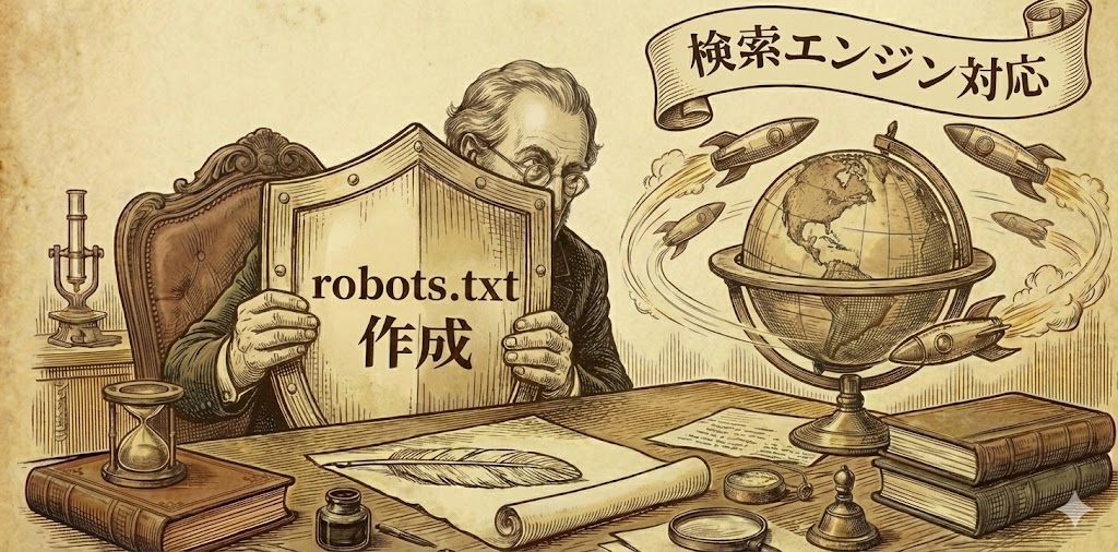 【HEXO入門】5.hexoでrobots.txtを自動生成する方法